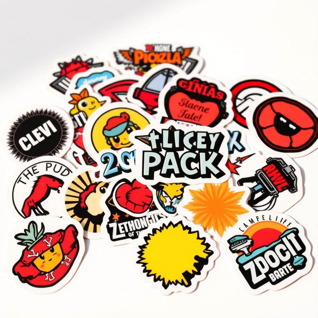 25 2.5" Die-Cut Sticker Starter Pack, Stickerine deal